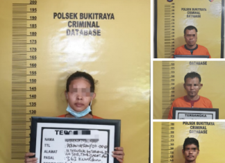 Gasak Perkakas Tetangga, Empat Warga Terubuk II Diciduk Polisi