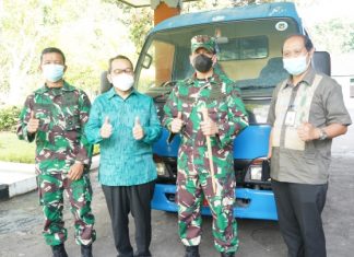 BI Bali Hibahkan Satu Mobil Operasional Kepada Korem Wira Satya