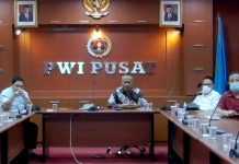 PWI Pusat Audiensi Virtual Bersama Ketua MPR RI dan Menteri Koperasi UKM Jelang HPN 2021