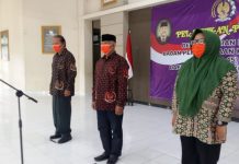 Penyematan Tanda Jasa Warnai Pelantikan Pengurus DHD 45 Masa Bakti 2020-2025