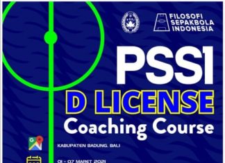 Asprov PSSI Bali Buka Kursus Wasit Lisensi D dan C Diploma