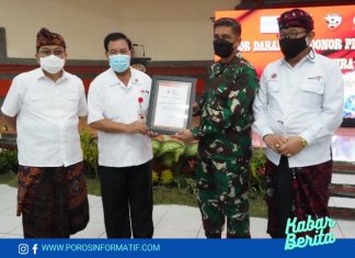 Aksi Sosial oleh Korem 163/Wira Satya jelang HUT Ke-60