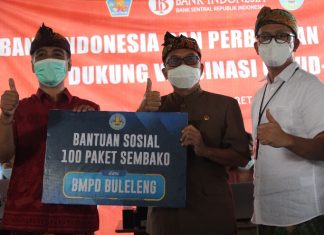 Bareng BMPD Buleleng, Bank Indonesia wilayah Bali Dukung Vaksinasi Sektor Keuangan