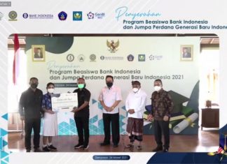 Turut Cerdaskan Bangsa, BI Bali Berikan Beasiswa Bagi Pelajar