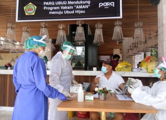 Parq Space Ubud Hotel Fasilitasi Vaksinasi Massal