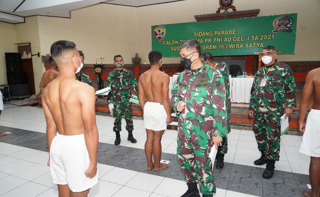 Danrem Menilai Animo Remaja Bali Menjadi Prajurit TNI AD Cukup Tinggi, Sayang Belum Maksimal