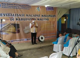 Revitalisasi Macapat Malangan Tajuk Kegiatan Balai Bahasa Provinsi Jawa Timur