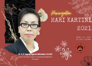 Implementasikan Pemikiran RA Kartini, Dekan Fakultas Hukum Undwi: Perkuat Emansipasi Perempuan Hindu Bali Pada Kesetaraan Gender