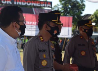 Kapolres Badung Ikuti Apel Gelar Pasukan Operasi Ketupat Agung 2021
