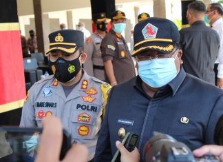 Bupati Buleleng Pimpin Apel Gelar Pasukan Operasi Ketupat Agung 2021