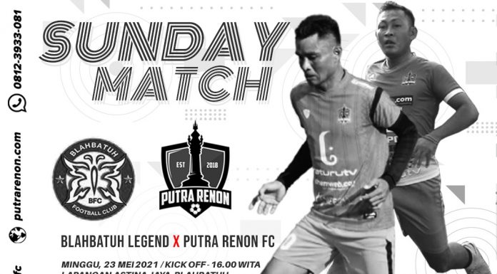 Pre-Match Liga Weekend Bali: Putra Renon FC Hadapi Tim Legend Blahbatuh FC