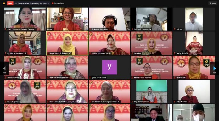Tingkatkan Kualitas SDM Perempuan, Srikandi Tenaga Pembangunan Sriwijaya Kukuhkan Pengurus Pusat