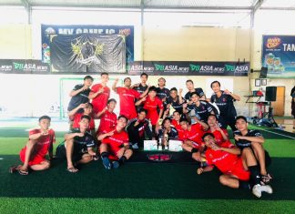 Catat Sejarah, Tim Futsal FH Unmas Denpasar Juarai Dekan Cup FKIP Unmas