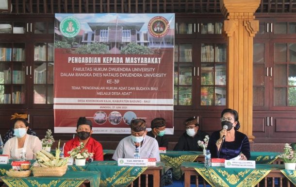 Fakultas Hukum Universitas Dwijendra Denpasar Kenalkan Hukum Adat dan Budaya Bali Melalui Pengabdian kepada Masyarakat