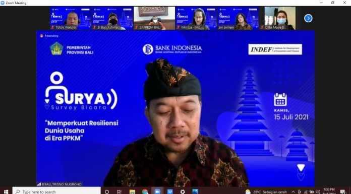 Perkuat Ketahanan Dunia Usaha di Era PPKM dalam Survey Bicara Bank Indonesia
