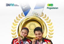 Pegadaian Apresiasi Peraih Medali Olimpiade Tokyo dengan 3 kg Tabungan Emas