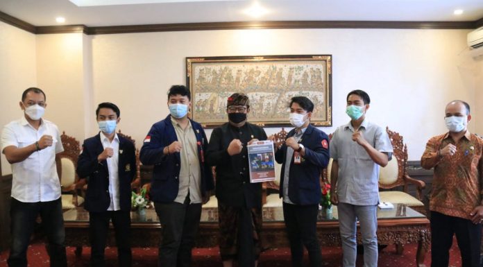 Temui BEM FH Unud, Wagub Cok Ace Ajak Pahami Kebijakan Pemprov