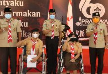 Terima Lencana Dharma Bakti, Dewa Indra Tekankan Pramuka Harus Siap Di Segala Kondisi