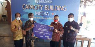 Peduli Wartawan, Bank Indonesia Bantu 300 Paket Sembako kepada PWI Bali
