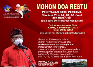Gubernur Koster Komitmen Selesaikan Shortcut Singaraja-Mengwitani