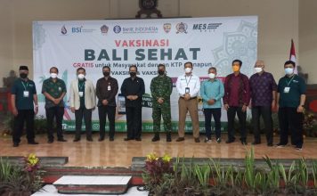 Vaksinasi Bali Sehat Targetkan 2000 Peserta
