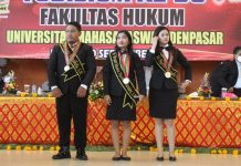 Ini Pesan Kesan 3 Lulusan Sarjana Hukum Terbaik Yudisium ke-58 FH Unmas Denpasar