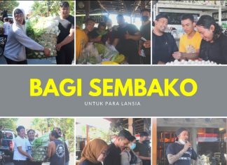 Senat Mahasiswa Fakultas Hukum Unmas Denpasar feat Waroeng Pan Tantri bagi Sembako untuk Lansia