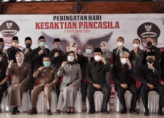 Peringati Kesaktian Pancasila, Wali Kota Batu ikuti Upacara secara Virtual