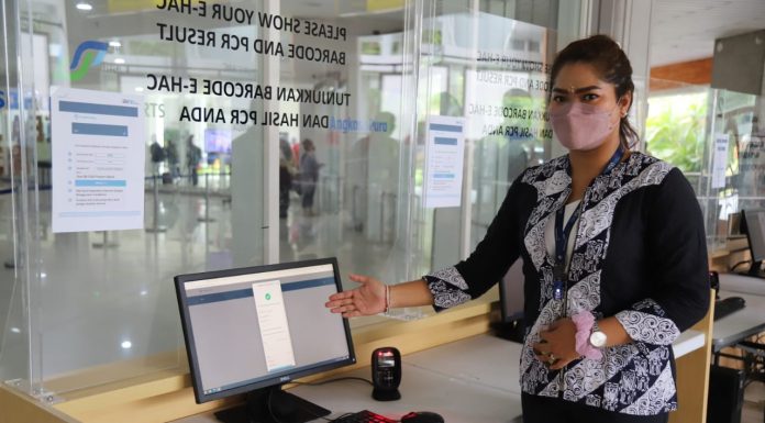 Meski ada Peningkatan Mobilitas, Bandara I Gusti Ngurah Rai Bali tetap Komit Terapkan Protokol kesehatan
