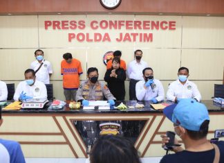 2 Pengedar Narkoba Antar Provinsi diringkus Ditresnarkoba Polda Jatim