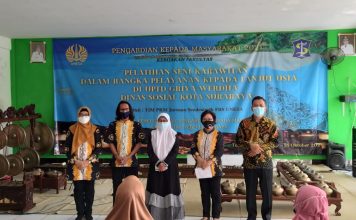 Lestarikan Seni Karawitan, Ini yang Dilakukan Jurusan Sendratasik Unesa bareng UPTD Griya Werdha