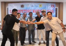 Peserta UKW Angkatan IX PWI Bali 100% Kompeten