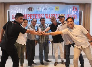 Peserta UKW Angkatan IX PWI Bali 100% Kompeten