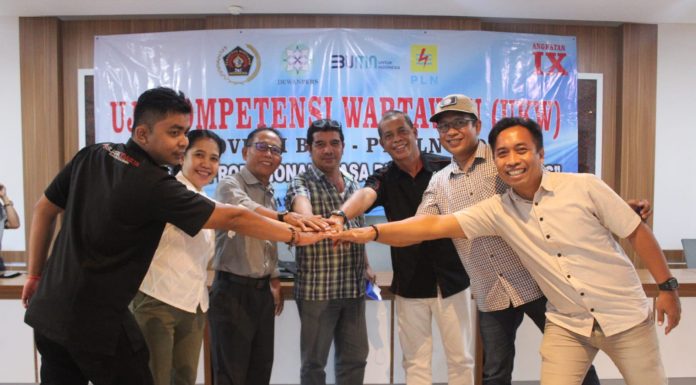 Peserta UKW Angkatan IX PWI Bali 100% Kompeten