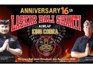 Laskar Bali Shanti Apresiasi HUT ke-16 Korlap King Cobra, Ini Pesan Singkat Ketua Dewan Pembina