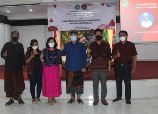 Terus Isi Ilmu Tentang Proses Peradilan, Fakultas Hukum Dwijendra University gelar Praktik Peradilan Semu