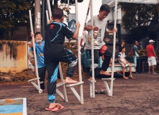 Kampung Dolanan RT 05 Ngijo Lawan Game, Hidupkan Permainan Tradisional