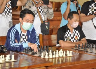 Jelang Porwanas 2022, SIWO PWI Batu Gelar Turnamen Catur