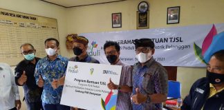 Keberlangsungan Sinergitas, PLN Serahkan Bantuan Program TJSL kepada PWI Bali