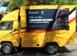 Dedikasi untuk Negeri, Bupati Tamba bareng BI Bali Lepas Pengiriman 1 Ton Biji Kakao
