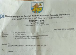 Kubu Haris Pratama “Paksa” Pejabat Disdikpora Provinsi Bali Membuka Musprov KNPI Bali ke XIV
