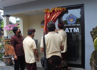 Tingkatkan Layanan, LPD Desa MAS Ubud Launching ATM Non Fisik