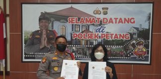 Hadir Sebagai Narasumber, Kapolsek Petang ajak Millenial Perangi Narkoba