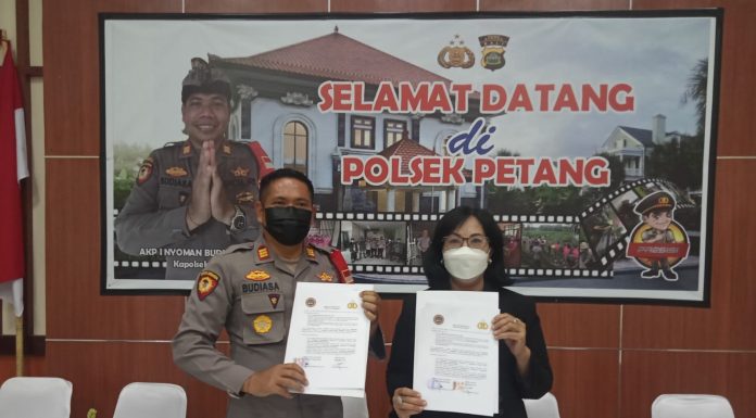 Hadir Sebagai Narasumber, Kapolsek Petang ajak Millenial Perangi Narkoba