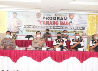 Tingkatkan Kualitas SDM Polri, Polda Bali gelar Program Canang Bali “Ceramah Pengetahuan untuk Anggota Polda Bali”