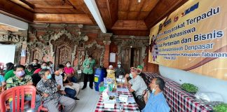 Tingkatkan Kemandirian Masyarakat, Fakultas Pertanian dan Bisnis Universitas Mahasaraswati Denpasar beri Literasi Terpadu