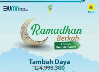 Nikmati Promo Ramadhan Berkah PLN, Tambah Daya untuk Rumah Ibadah Hanya Rp 150 Ribu