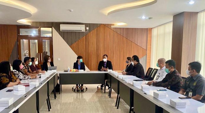 Terima Kunjungan Atase Kedutaan Besar Perancis, Universitas Mahasaraswati Denpasar Berupaya Bangun Networking