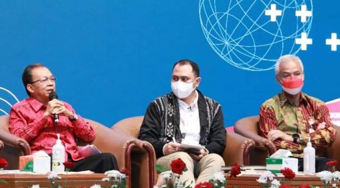 Dihadapan Gubernur se-Indonesia, Gubernur Koster Tegaskan Perjuangkan Produk Lokal