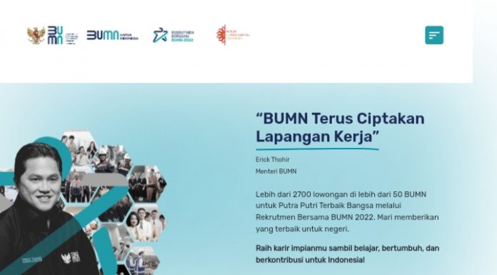 BUMN feat FHCI Resmi Buka Program Rekrutmen Bersama, Simak Syaratnya